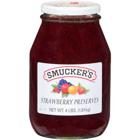 SMUCKERS Smucker's Strawberry Preserve 4lbs Jar, PK6 5150000308